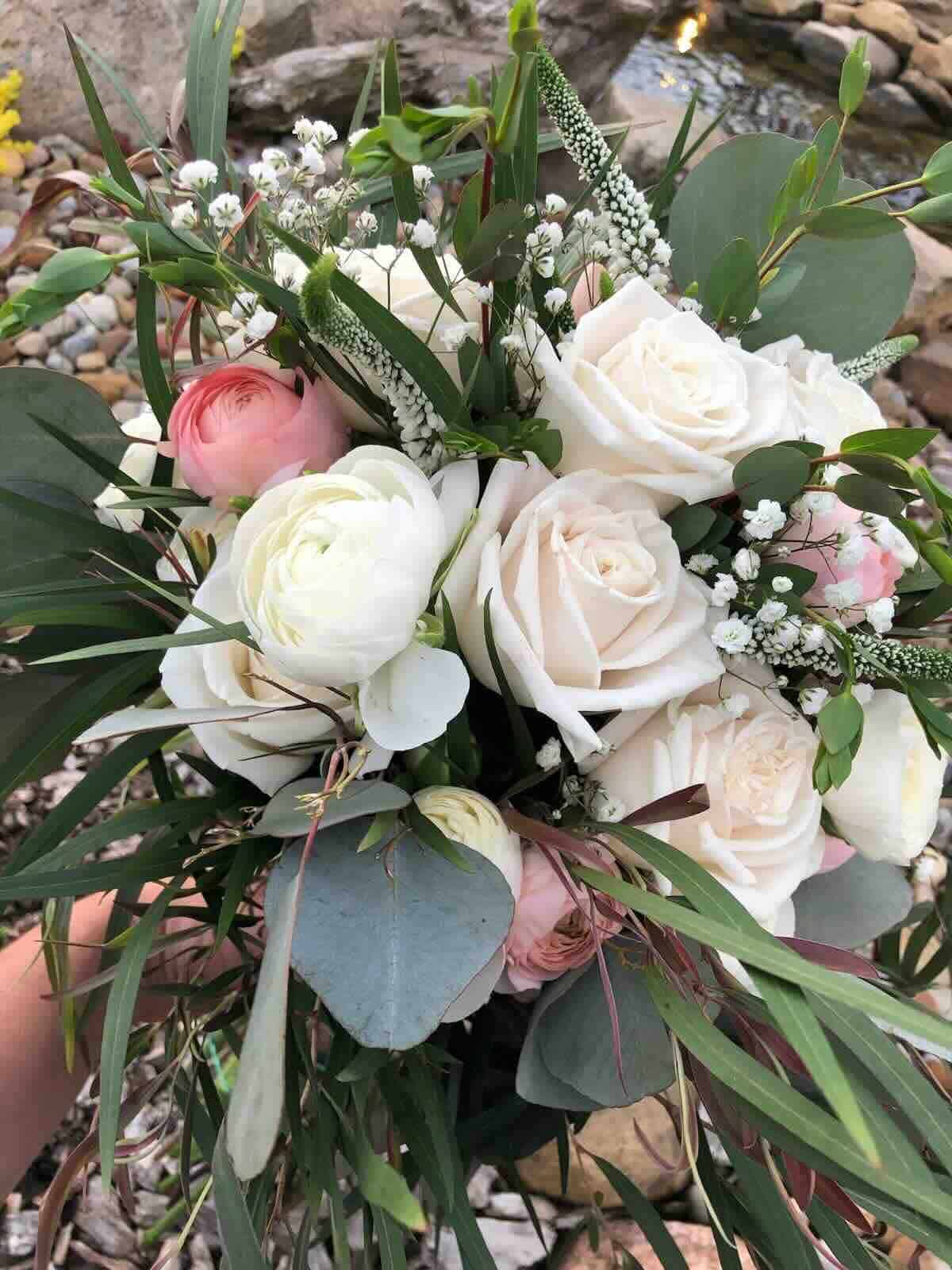 Wedding Arrangements at Sunshine Flower Farm in Apple Creek Ohio