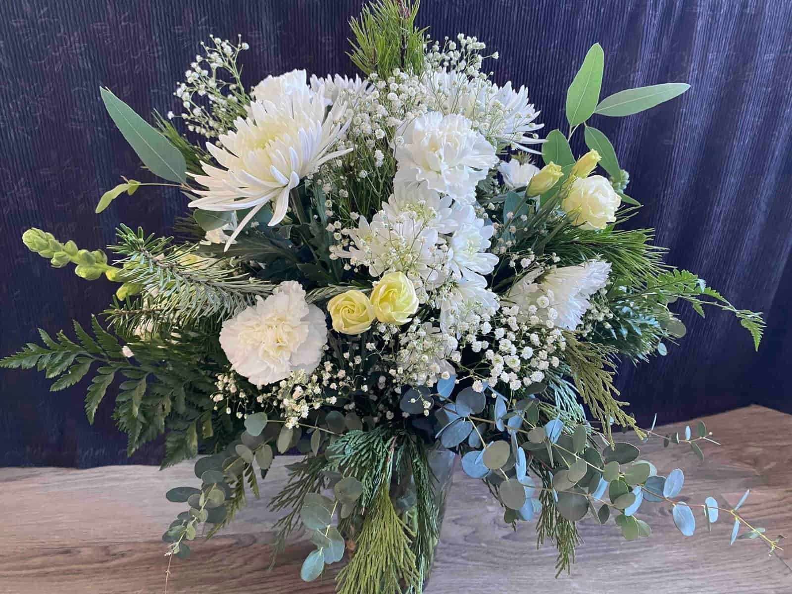 Wedding Arrangements at Sunshine Flower Farm in Apple Creek Ohio