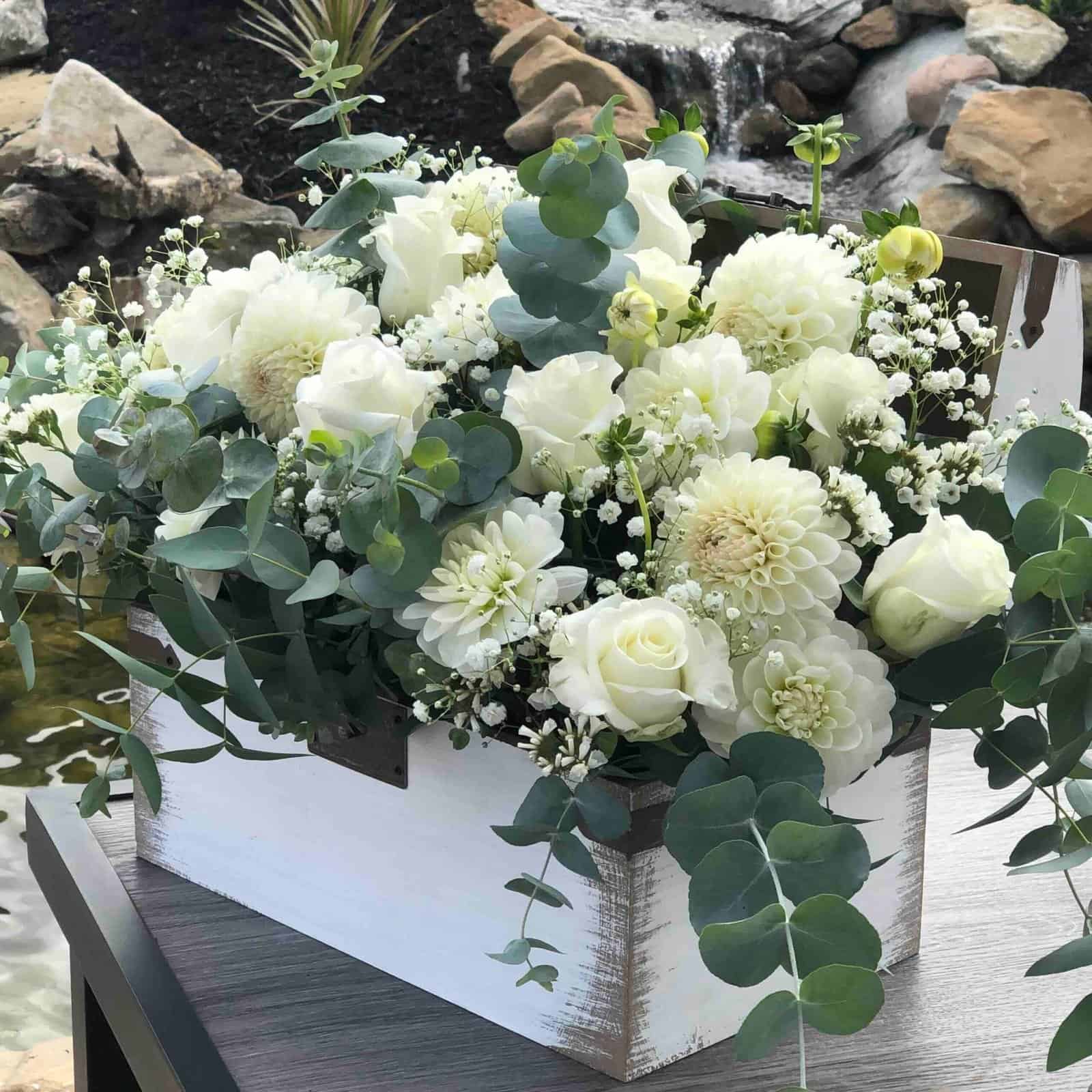 Wedding Arrangements at Sunshine Flower Farm in Apple Creek Ohio